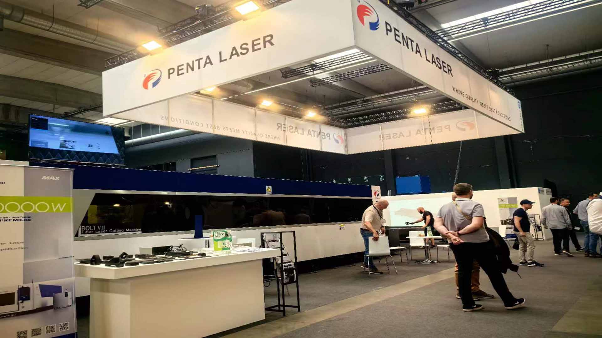 Belgien und Thailand arbeiten auf Doppelausstellungen zusammen, die Penta Laser BOLT 7-Serie erregt weltweite Aufmerksamkeit